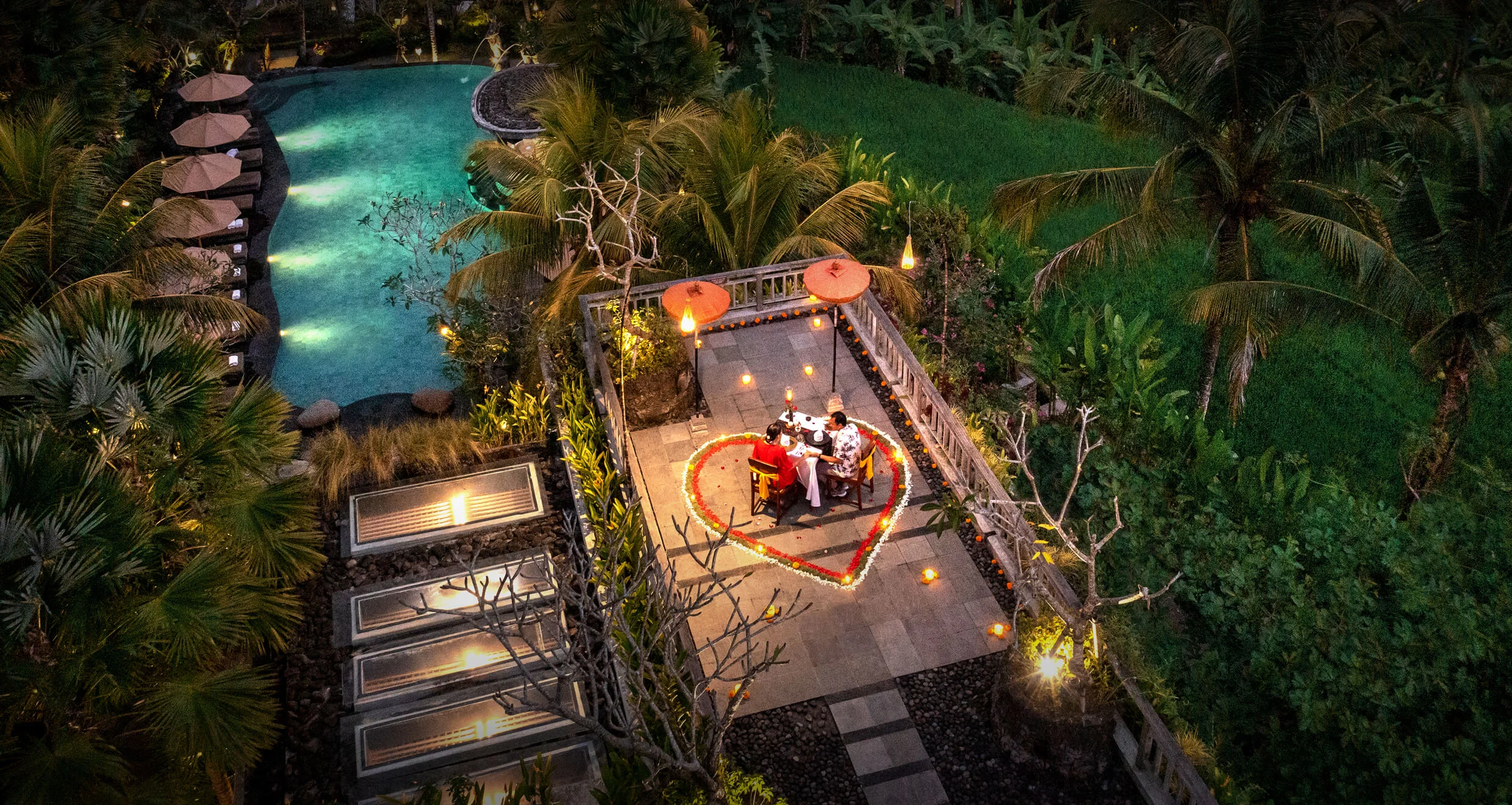 Kuwarasan pool and resort landscape