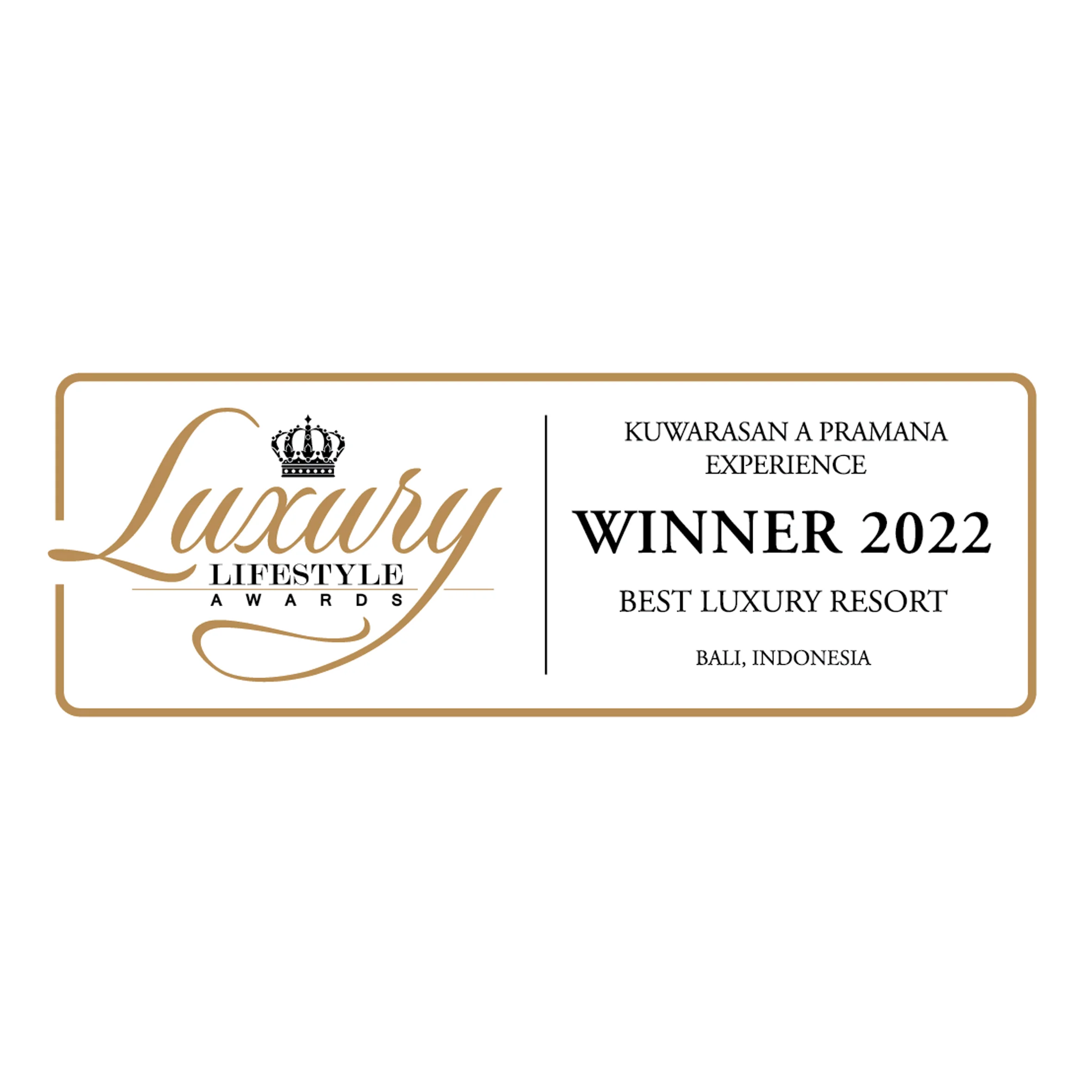 Winner Luxury Lifestyle Award 2022